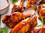 Featured image for Baked Chicken Wings With Homemade Hot Honey Sauce