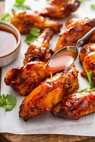 Featured image for Baked Chicken Wings With Homemade Hot Honey Sauce