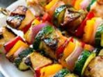 Featured image for Grilled Beef Kebabs With Garlic Yogurt Dip Recipe