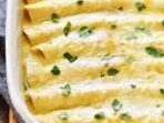 Featured image for Beef Enchiladas With Green Chili Sauce And Cheese Recipe