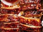 Featured image for Sticky Pork Ribs With Homemade Barbecue Sauce Recipe