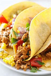 Featured image for Quick Ground Pork Tacos With Avocado Salsa And Cilantro