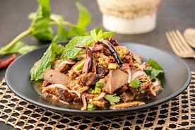 Featured image for Thai Pork Salad With Chili Lime Dressing And Peanuts