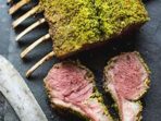 Featured image for Herb-Crusted Rack Of Lamb With Homemade Mint Sauce