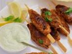 Featured image for Indian Lamb Kebabs With Mint Raita And Naan Bread