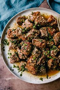 Featured image for Garlic Butter Steak Bites With Mushrooms And Herbs