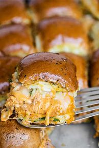 Featured image for Spicy Buffalo Chicken Sliders With Blue Cheese Dressing