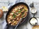 Featured image for Pork And Apple Casserole With Sage And Cider Recipe