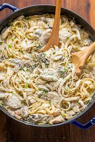 Featured image for Creamy Chicken Alfredo With Spinach And Mushrooms