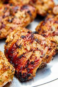 Featured image for Grilled Chicken Thighs With A Lemon Garlic Marinade