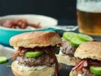 Featured image for Grilled Lamb Burgers With Feta Cheese And Mint