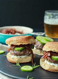 Featured image for Grilled Lamb Burgers With Feta Cheese And Mint